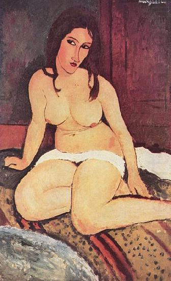 Sitzender Akt, Amedeo Modigliani